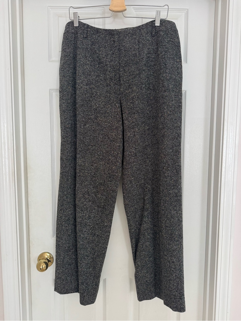 Talbots Women’s Tweed Pants Charcoal Fleck - 14W